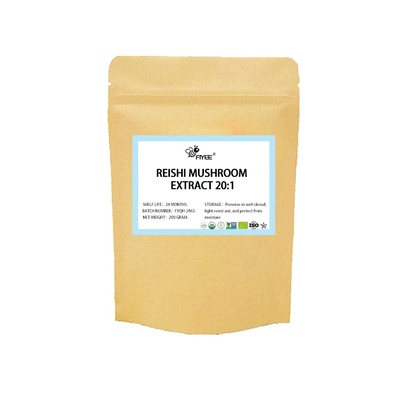 Free Shipping 100g-1000g High Quality 20:1,Lucidum,LingZhiRedReishi