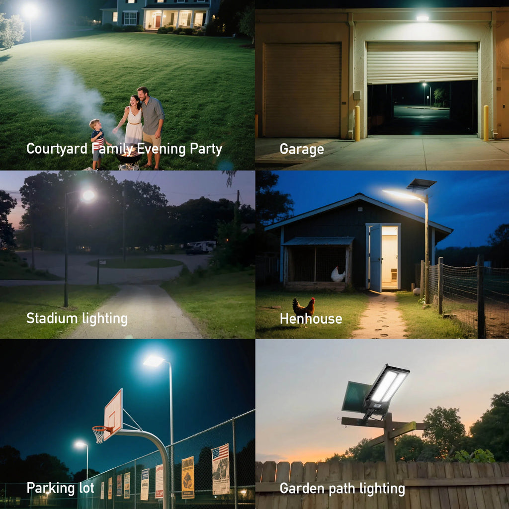 Dual Solar Panel Outdoor Light, Solar Security Light with Motion Sensor and Remote Control, Ultra Bright LED Solar Powered Light, Dusk to Dawn Waterproof Lighting for Yard Garden Driveway