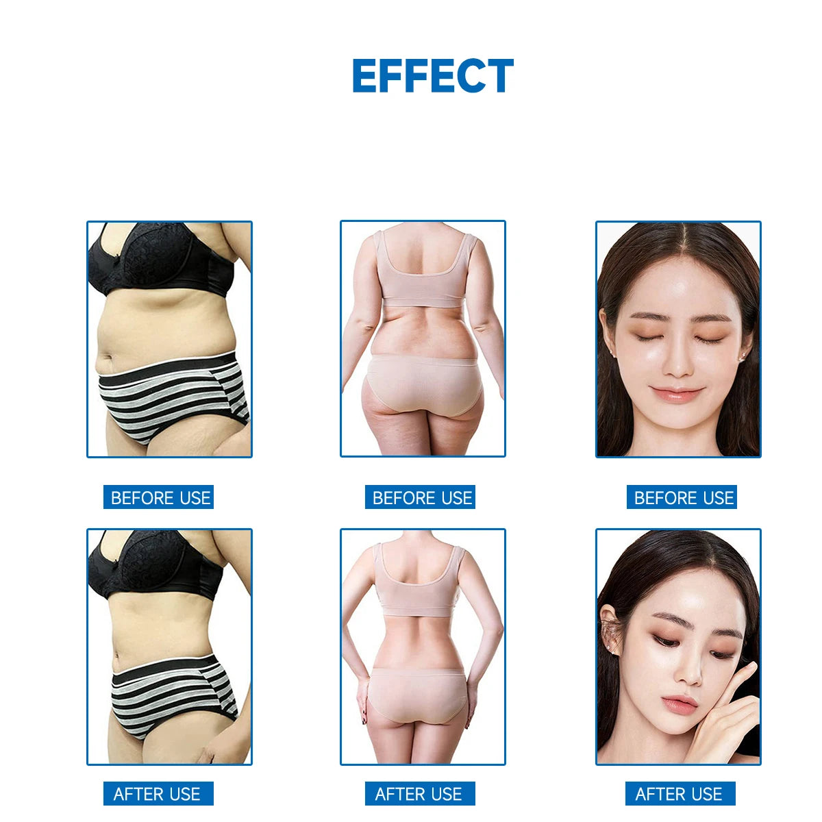 Ultrasonic Cavitation Machine 6-in-1 Body Slimming Device Body Shaping Massage Equipment Tidesmit