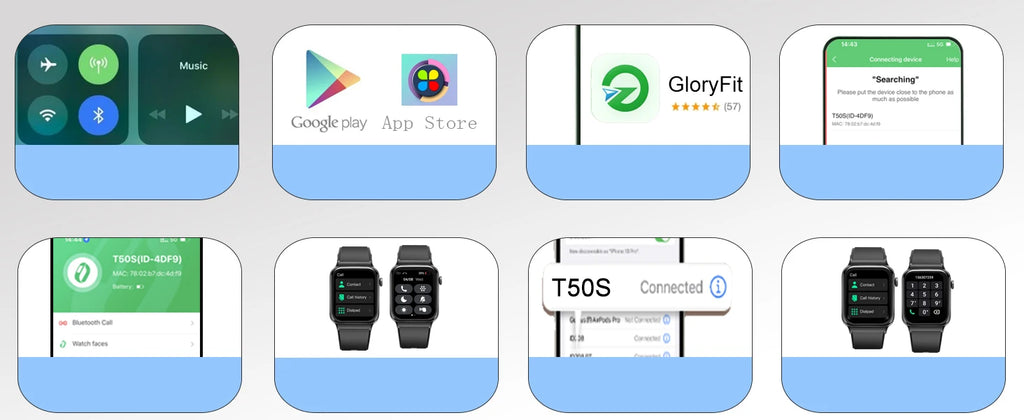 T50 1.85" Ultra Thin Smartwatch (Answer/Make Call), IP68 Waterproof Fitness Tracker, 100+Sport Modes, Heart Rate/Sleep Monito.