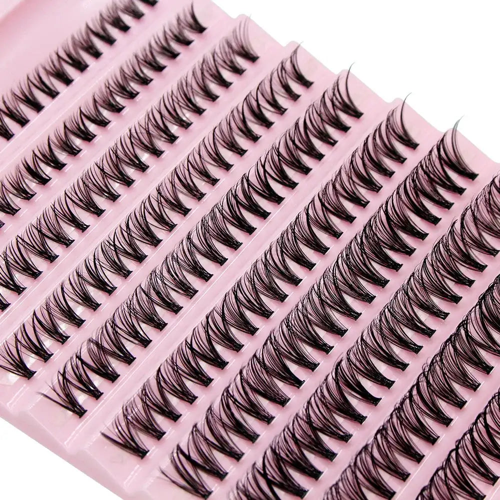 Big Capacity Super Bunch DIY Cluster Lashes 8-16mm Mix Charm Style Eyelashes Extension False Eyelash Makeup Tool Russian