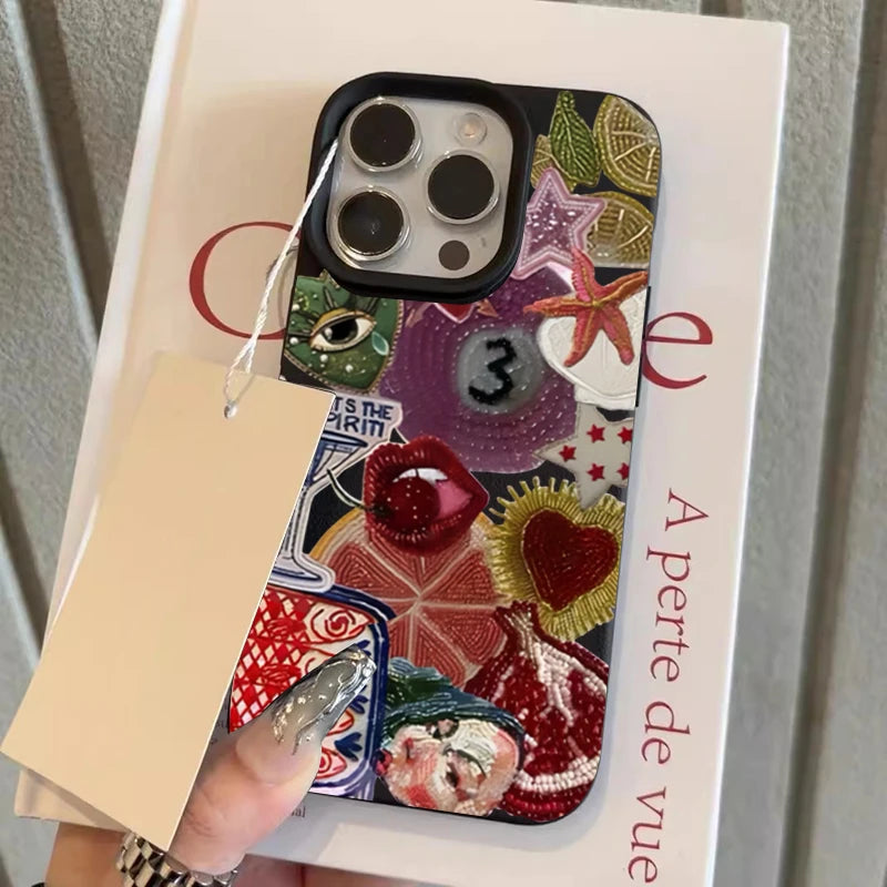 Retro Fruit Phone Case for iPhone - Slim Shock-Absorbing Cover 4 Tidesmit