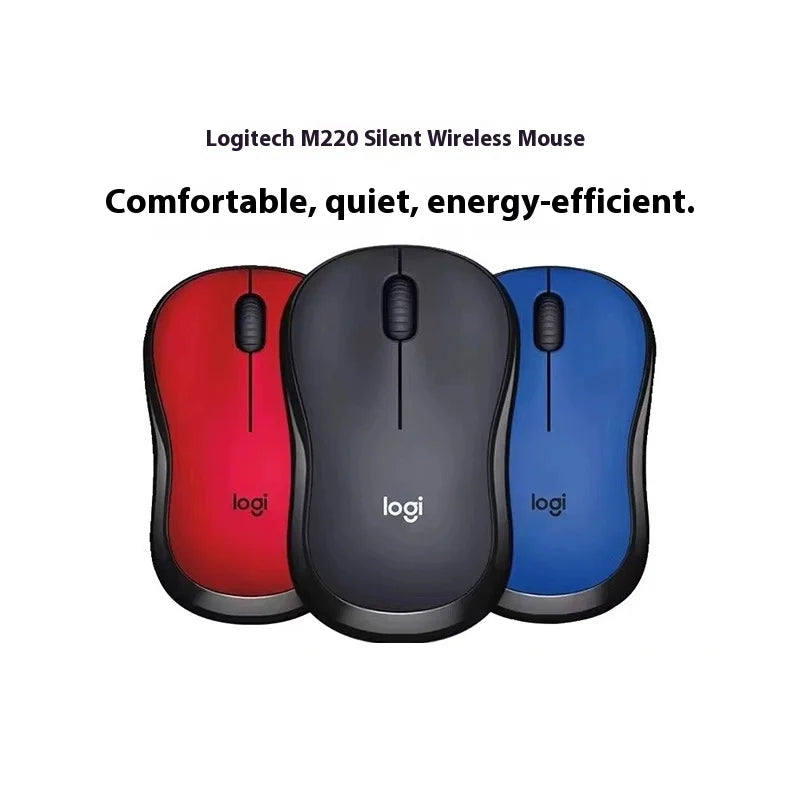 Logitech M220 Wireless Mouse Laptop Business Office Silent Portable Home Game Boys and Girls Super handy office mouse