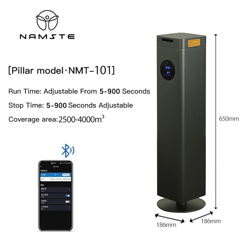 NAMSTE Electric Aromatic Diffuser Coverage 4000m³ Smart Bluetooth Essential Oils Fragrance Machine Home Hotel Scenting Device