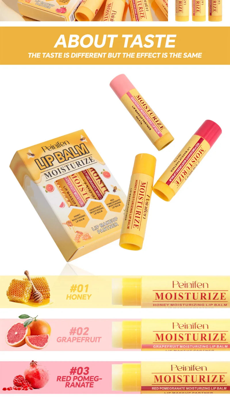 Natural Lip Balm Set - Deep Hydrating Plant-Based Lip Care Lip Care Tidesmit