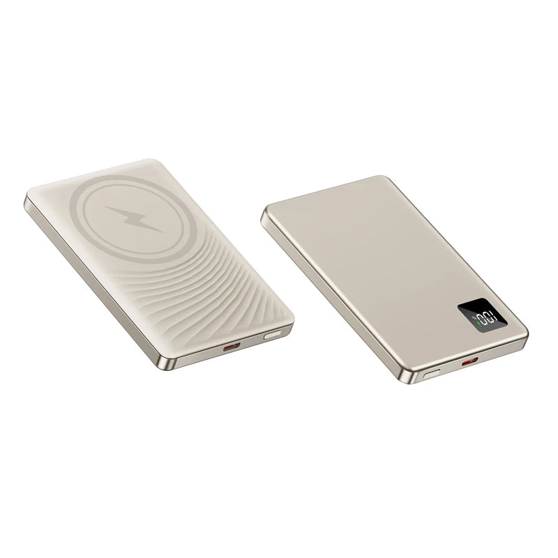 Tidesmit Magnetic Portable Charger 100000mAh PD Fast Power Bank Gray 10000mah Tidesmit
