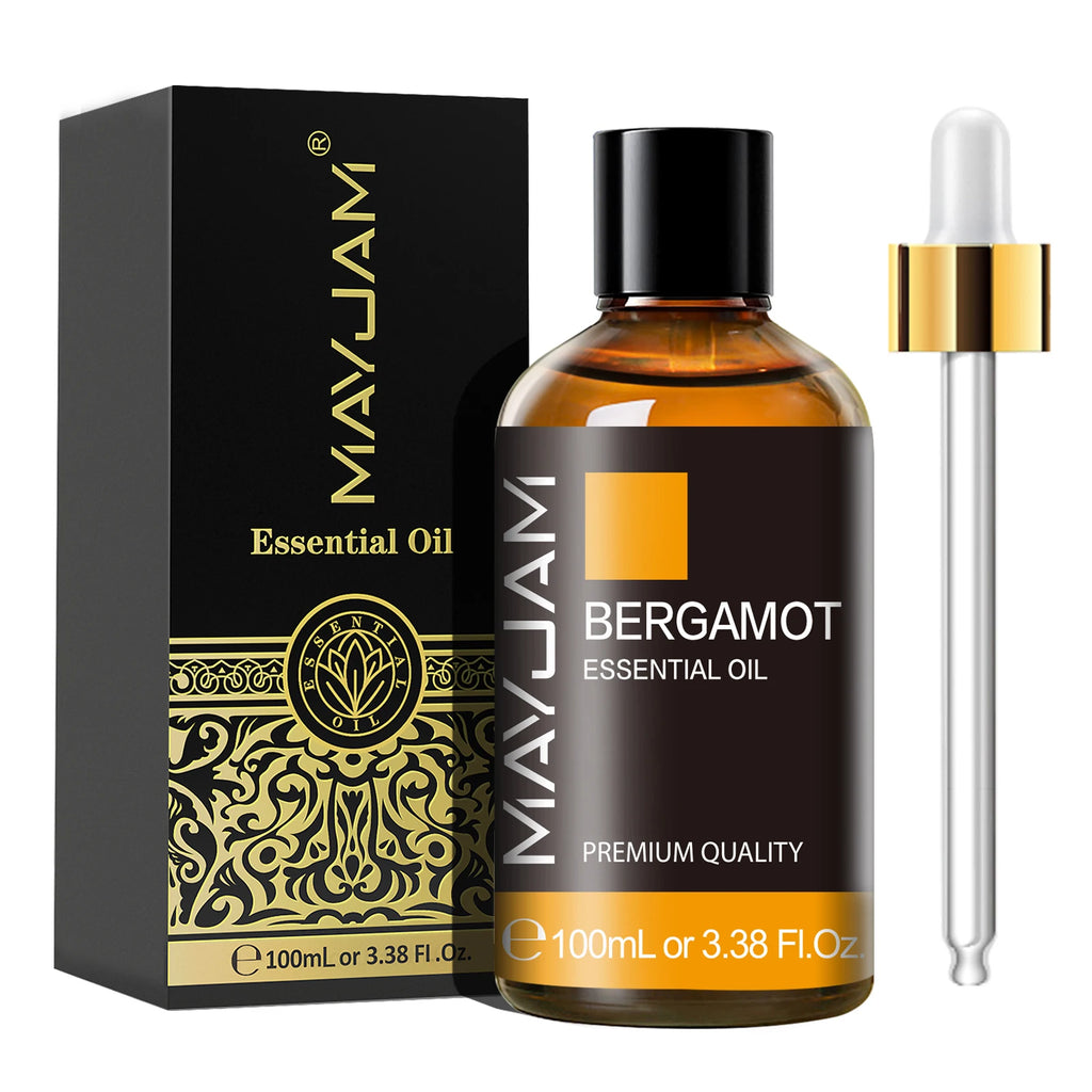 100ML 500ML Plant Essential Oils Aromatherapy Cedar Bergamot Lavender Oregano Fragrance for Humidifier Diffuser Making Perfume