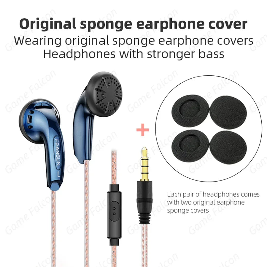 Wired Earbuds with HiFi Stereo Sound and Microphone by Tidesmit Tidesmit