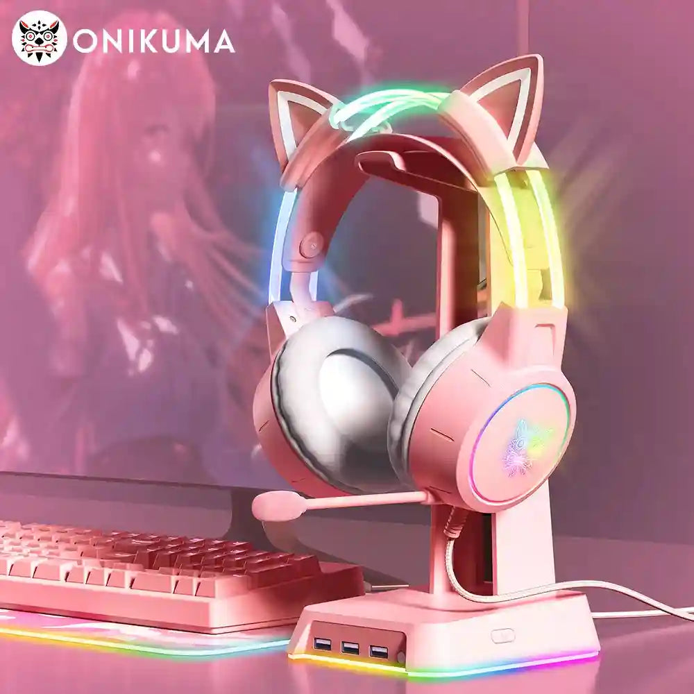 Gaming Headset with Mic - Wired Over-Ear Headphones for PC & Console Tidesmit