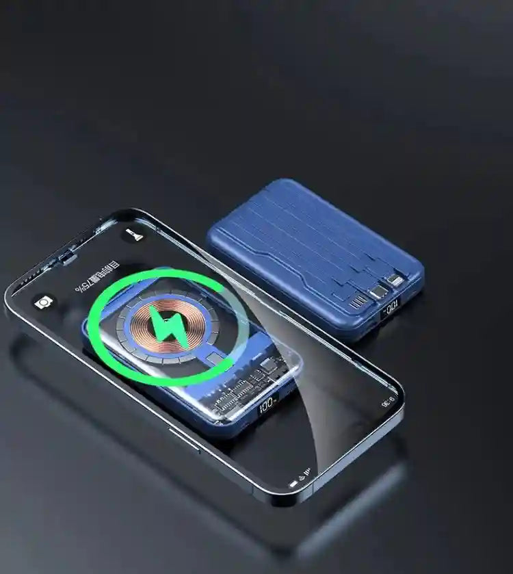 20000mAh Magnetic Portable Charger with PD Power Delivery & Built-in Cable Tidesmit