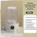 Tidesmit 1L Portable Washing Machine 3000mAh USB Type-C White