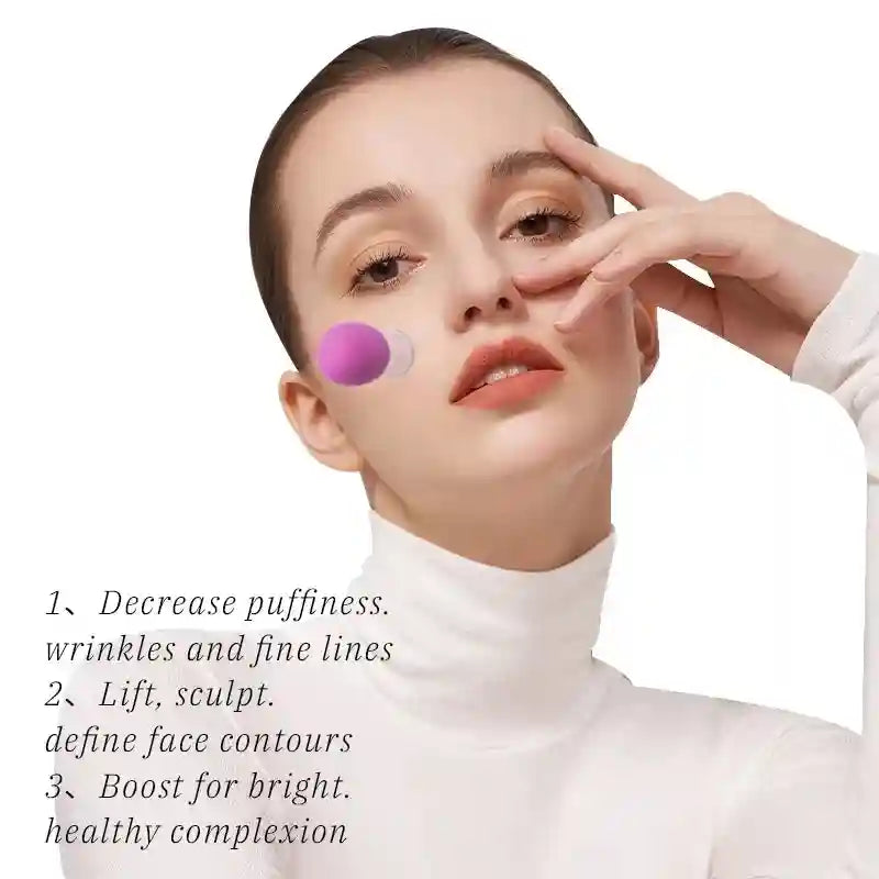 Facial Cupping Set for Eye Lifting - Silicone Vacuum Massage Tool Eye Massage Instrument Tidesmit