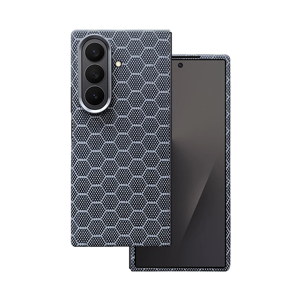 Samsung Galaxy Z Fold 7 Aramid Carbon Fiber Magnetic Case Tidesmit