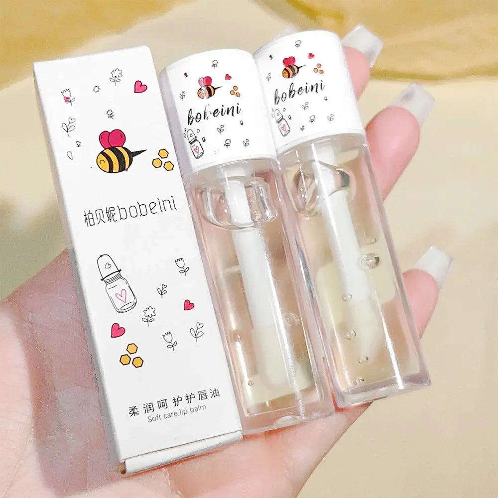 Peach Milk Lip Oil - Nourishing Moisturizing Lip Treatment Balm Lip Care Tidesmit