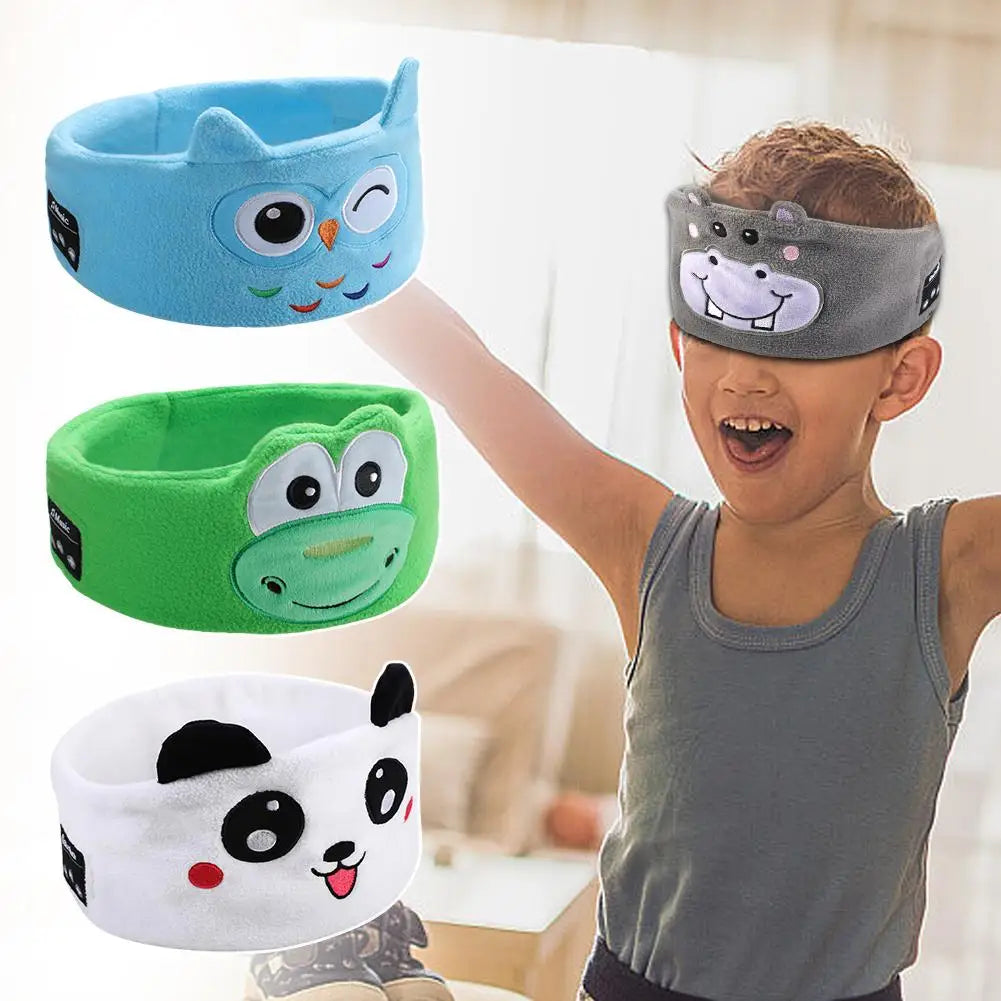 Bluetooth Sleep Headphones Headband - Soft Wireless Audio Mask Tidesmit