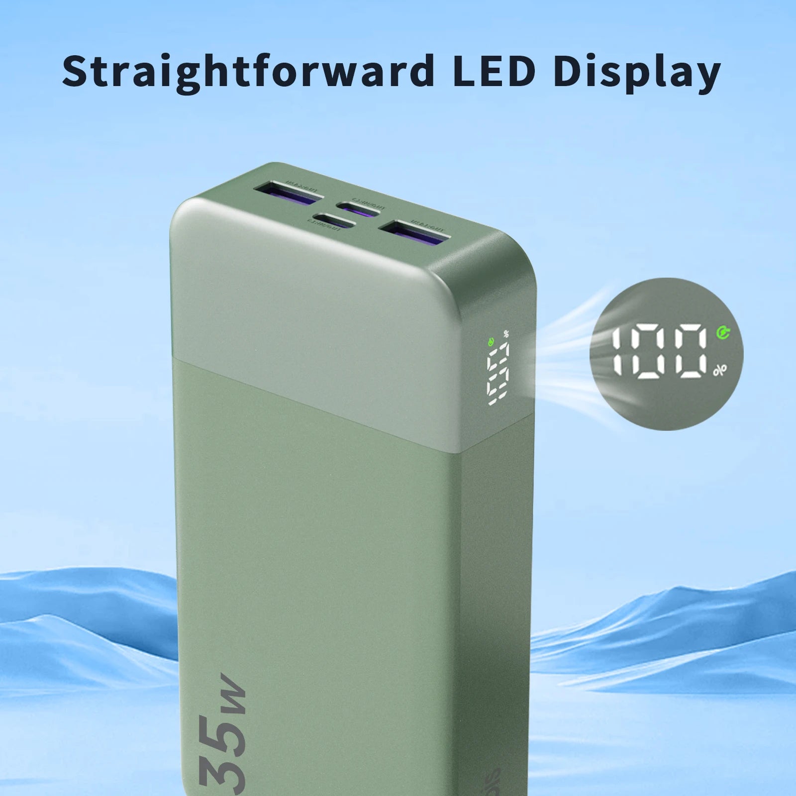 Portable Charger 20000mAh 35W PD Fast Charging Power Bank by Tidesmit Tidesmit