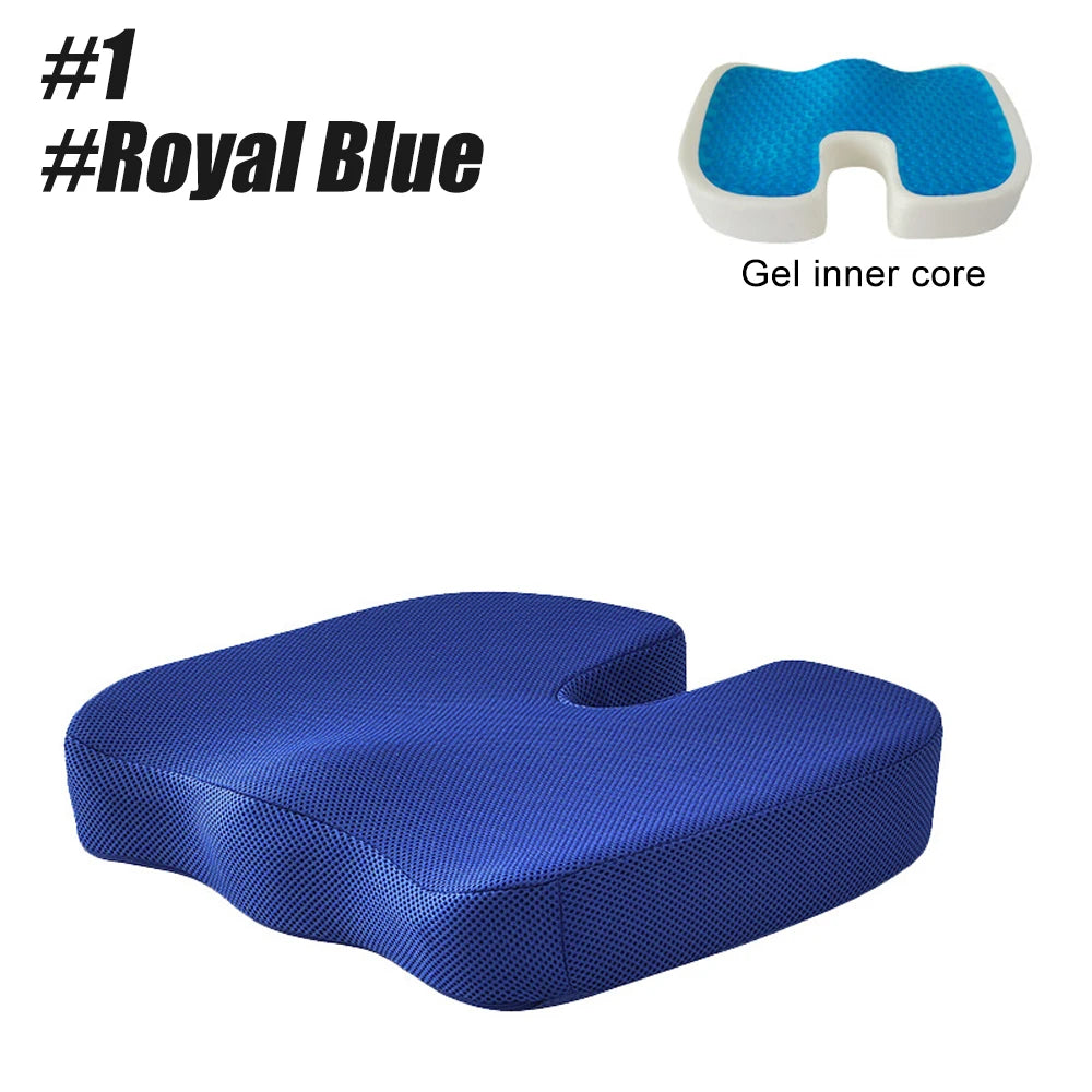 Gel Seat Cushion for Office Chair - Ergonomic Orthopedic Tidesmit Massage Cushion Tidesmit