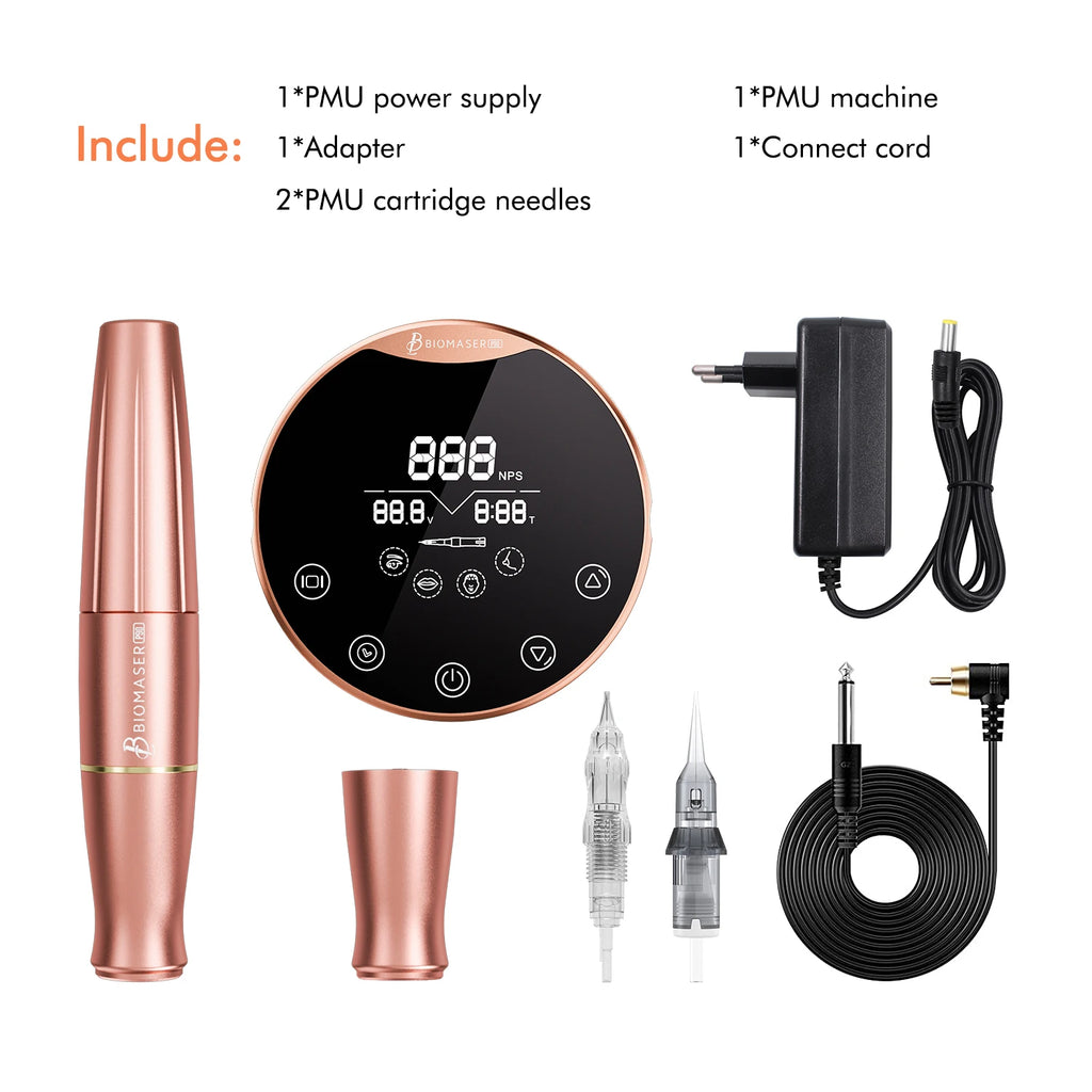 P90 Digital Permanent Makeup Machine Kit | Professional PMU Device Permanent Makeup Machines P90 Machine Kits Tidesmit