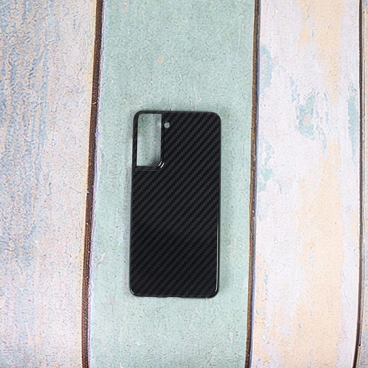 Samsung Galaxy S21 Ultra Carbon Fiber Case - Military-Grade Protection Brilliant Black Tidesmit