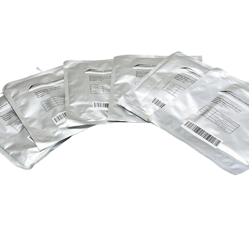 Fat Freezing Membranes for Cryolipolysis - Professional Grade 10 Pack Scrubs Treatments Tidesmit