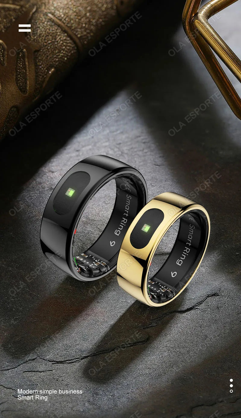 Tidesmit Smart Health Ring - Advanced Heart Rate & Oxygen Monitor Tidesmit