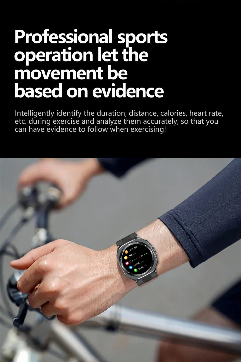 HY Digital Airbag Smartwatch for Huawei, Air Pump True Accurately Blood Pressure Watches Uric Acid Blood Lipids Health Watch Men