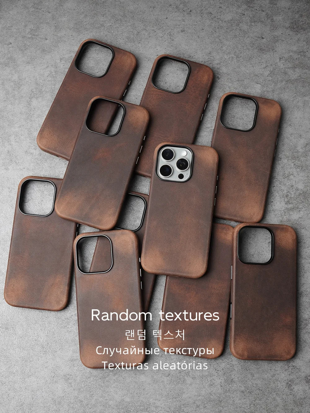 Horween Leather iPhone 16 Pro Max Case - Slim Protective Cover Tidesmit