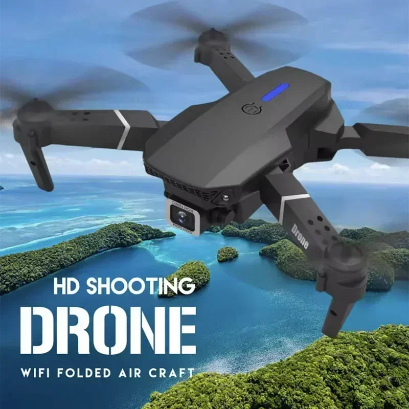 4K Camera Drone: Foldable Dual Lens WiFi RC Quadcopter for Beginners Tidesmit