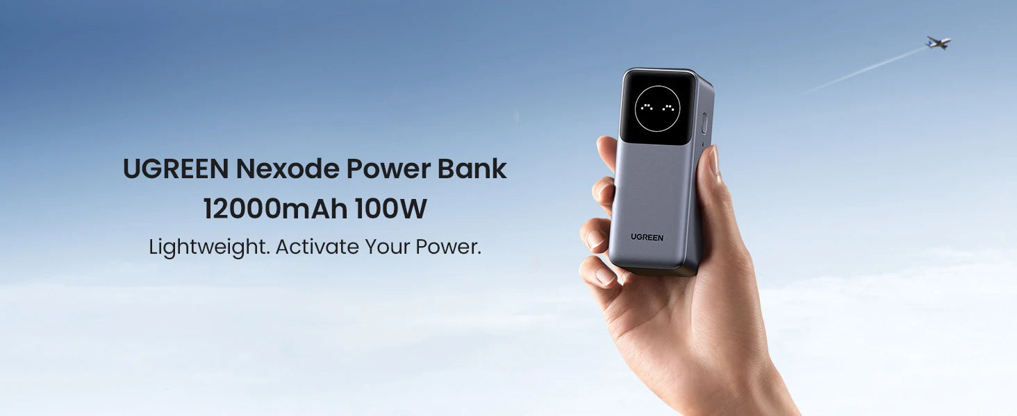 100W Fast Charging Power Bank | 12000mAh Laptop Battery Charger Tidesmit