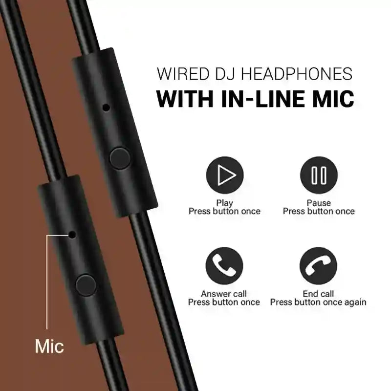 Studio Monitor Wired Headphones - High-Res Audio Pro-10/50 Series Tidesmit
