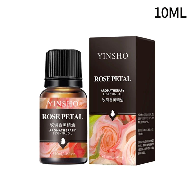 10ml Essential Oils For Humidifier Aromatic Diffuser Lavender Sakura Rose Coffee Sandalwood Lemon Fragrance Oil Making Candles