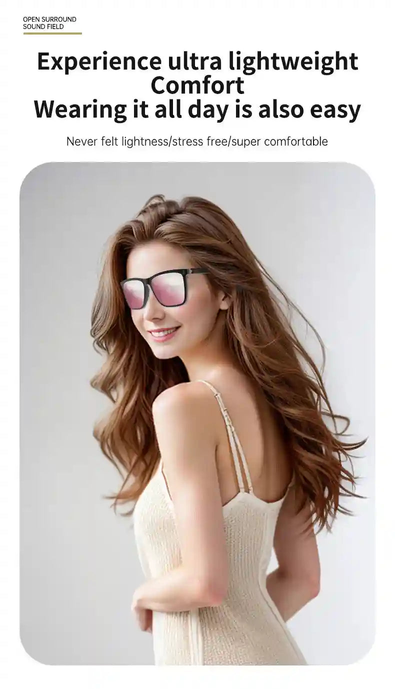 Smart Audio Sunglasses with Spatial Sound - Bluetooth Wireless Tidesmit
