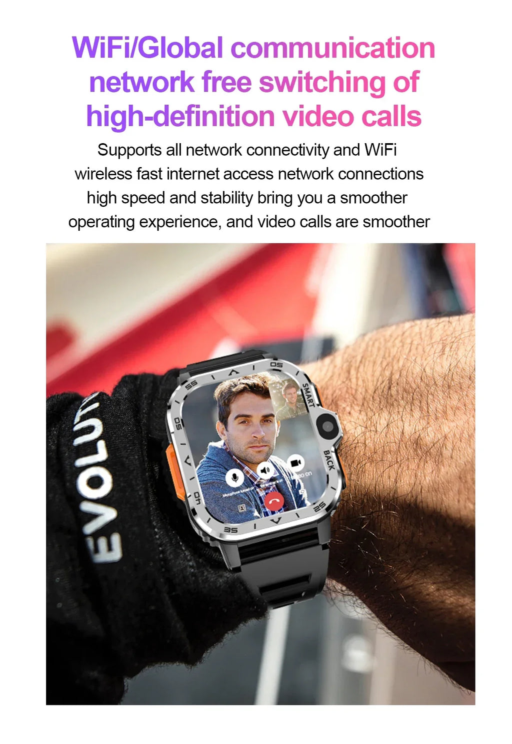 2026 PGD Android Smart Watch Men GPS 16G/64G ROM Storage HD Dual Camera NFC 2G 4G SIM Card WIFI Wireless Fast Internet Access