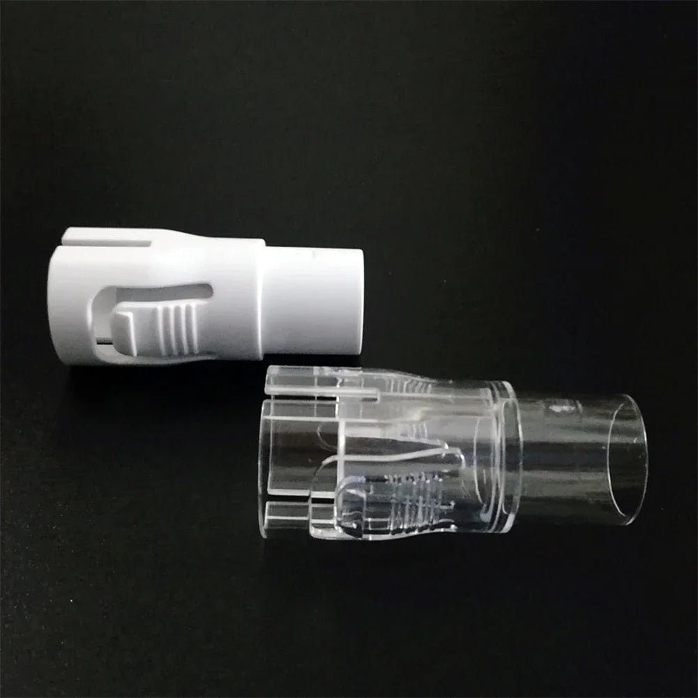 1Pc White/Transparent Hose Connector For ResMed AirMini For CPAP Tube CPAP Hose Port to Air Nasal Masks Accessories