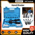 Podofo Heavy Duty Rivet Nut Gun Kit 110pcs Hand Riveting Tool 7 Sizes M3 M4 M5 M6 M8 M10 M12 with Rivet Nuts for Car Repair