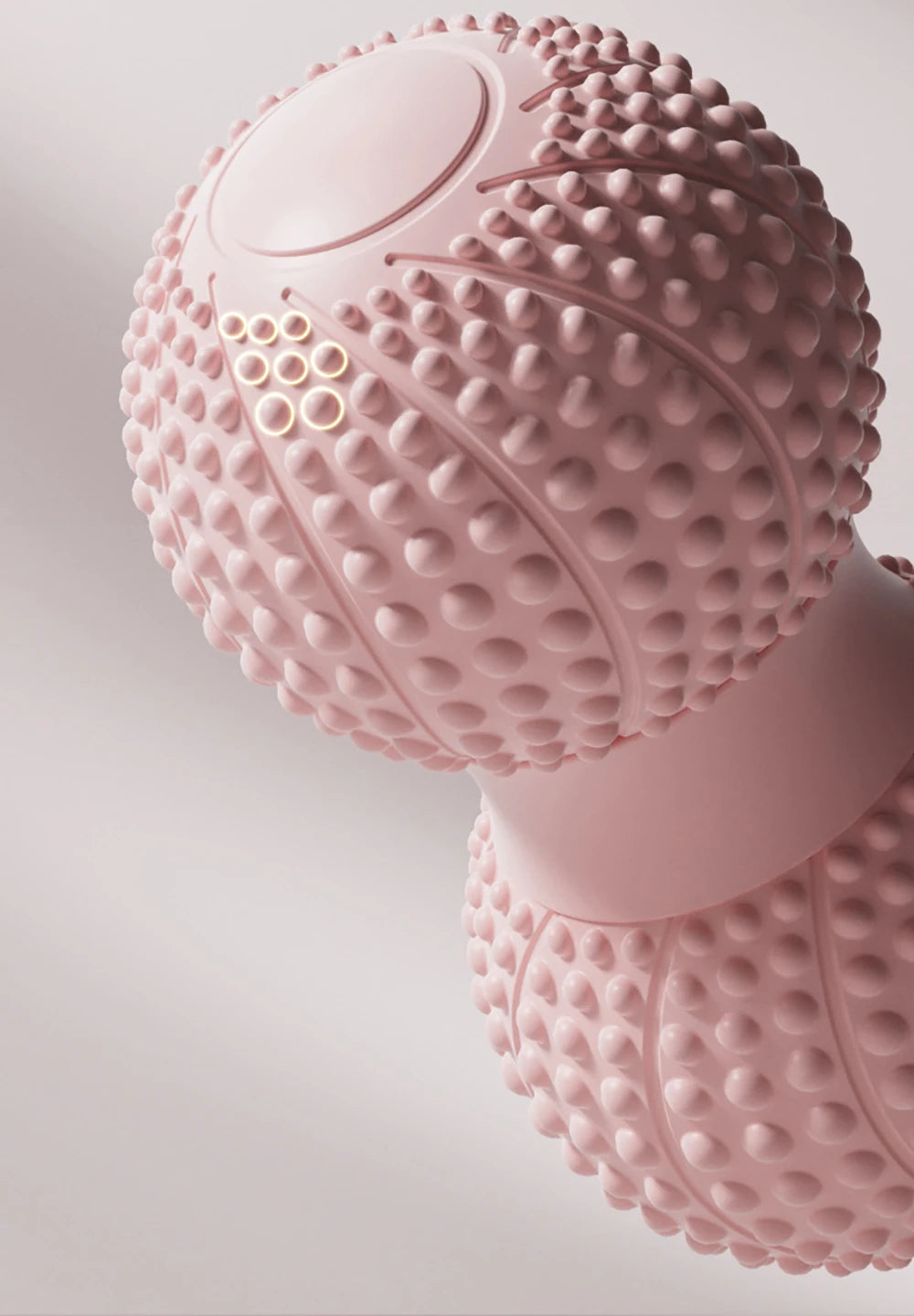 Peanut Massage Ball for Deep Tissue Back Pain Relief - 6.5cm TPE Tool Back Massage Instrument Tidesmit