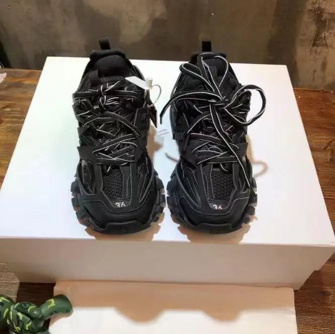2026 Original Top Quality Lace-up Sport Shoes Genuine Leather Track Shoes Luxury Designer Fashion Sneakers for Men Women