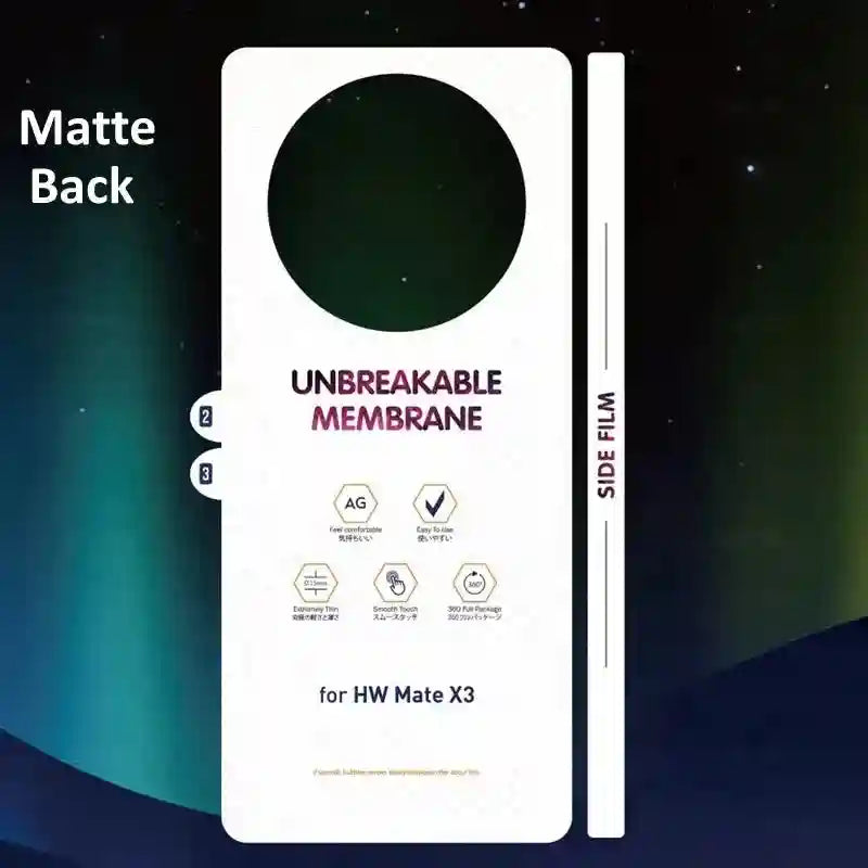 Huawei Mate X6 Screen Protector: Anti-Scratch HD Clear Film AE Matte Back and side Tidesmit