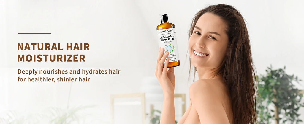 MAYJAM Vegetable Glycerin Castor Grapeseed Jojoba Coconut Carrier Oil For Face, Hair, Skin & Nails Moisturizing Body Massage