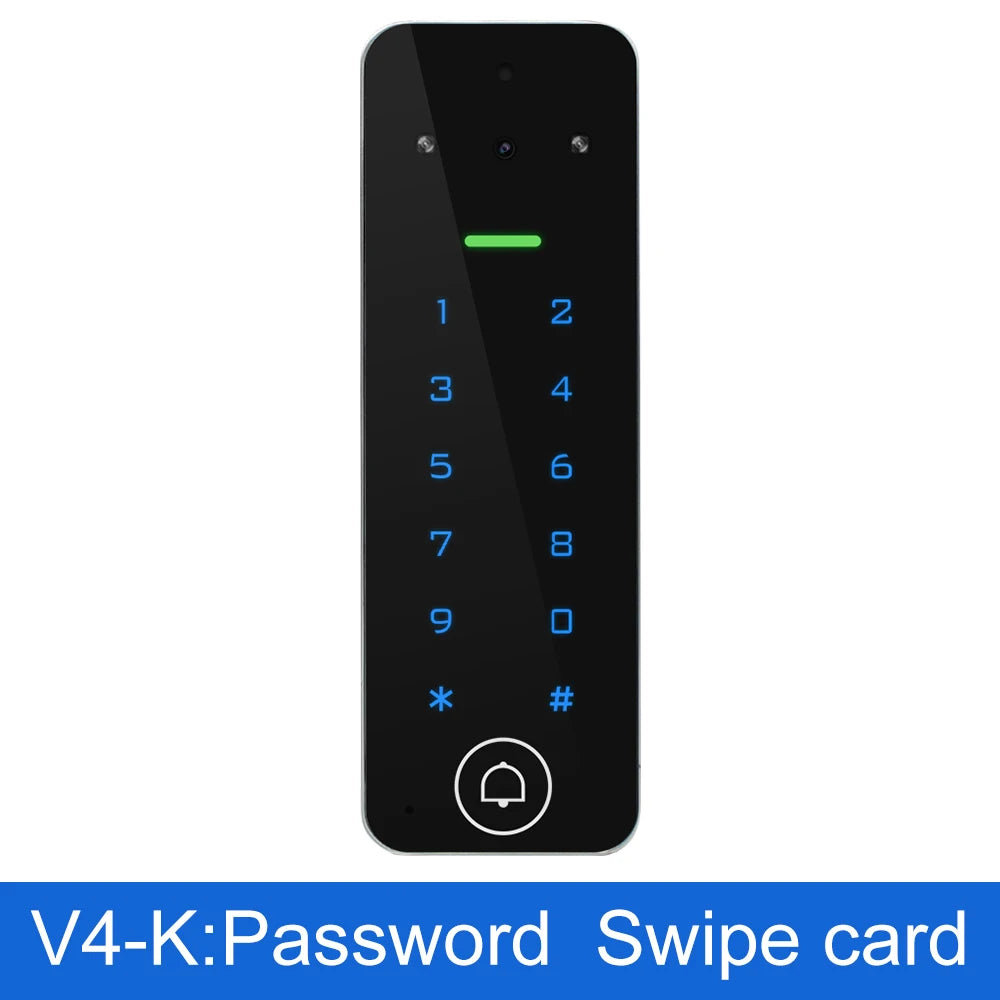Wifi Home Video Intercom 1080P Video Doorbell Camera Biometric Fingerprint Access Control System Apartment Tuya Smart Life IP65