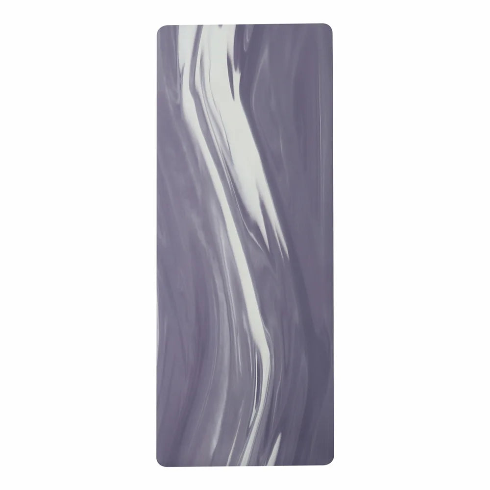 Coconut Shell Matte PU Flow Pattern Contrasting Natural Rubber Yoga Mat, Sweat Absorption and Non-Slip, Fitness Dance Home Mat
