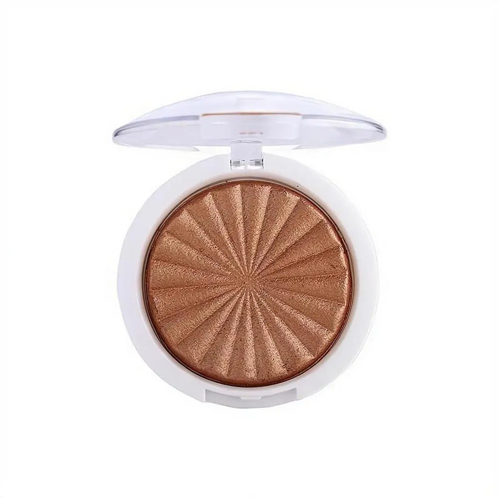 Tidesmit Miss Rose 3D pearlescent shimmer highlighter powder swatch for radiant face makeup glow