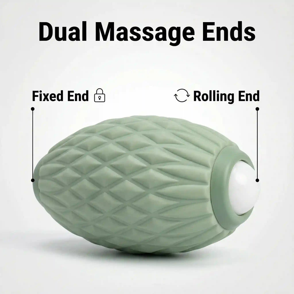 Massage Roller for Plantar Fasciitis Myofascial Release - Grey & Green Massage Roller Tidesmit