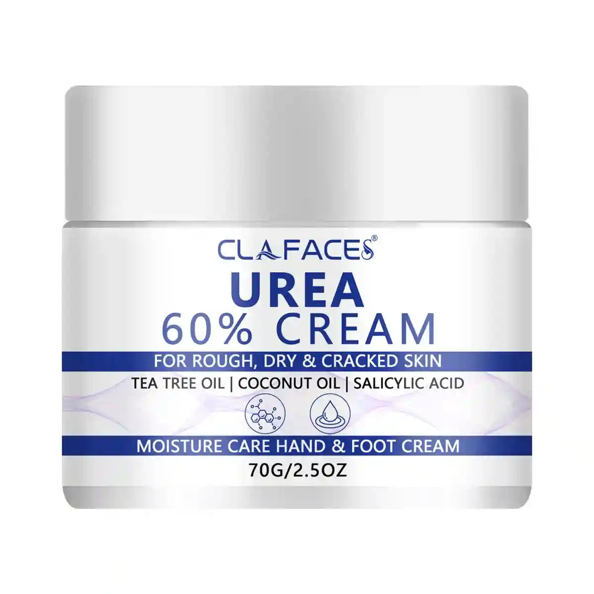 Uric Acid Foot Cream for Cracked Heels | Salon-Quality Repair | Tidesmit Scrubs Treatments 70g Tidesmit