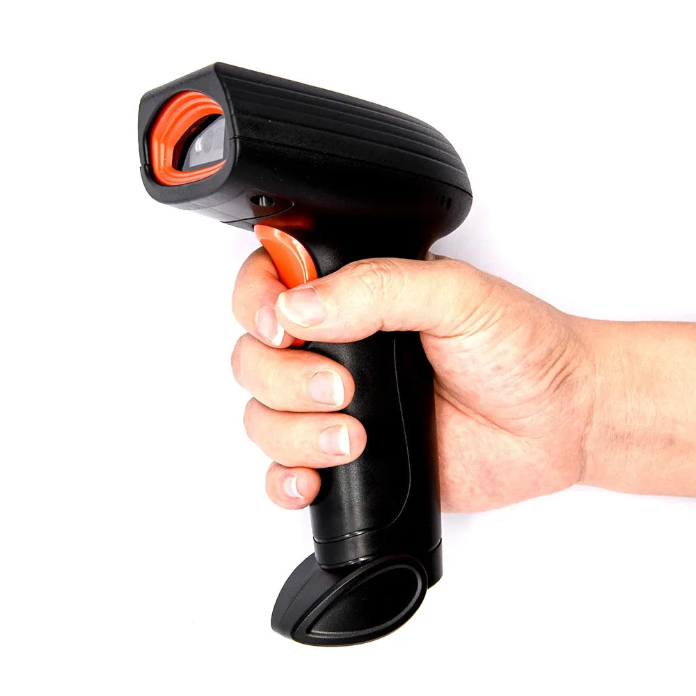 Handheld QR Code Scanner 1D 2D Wired Barcode Scanner or Wireless Bar code Scanner or Bluetooth Code Reader for PDF417 DataMatrix