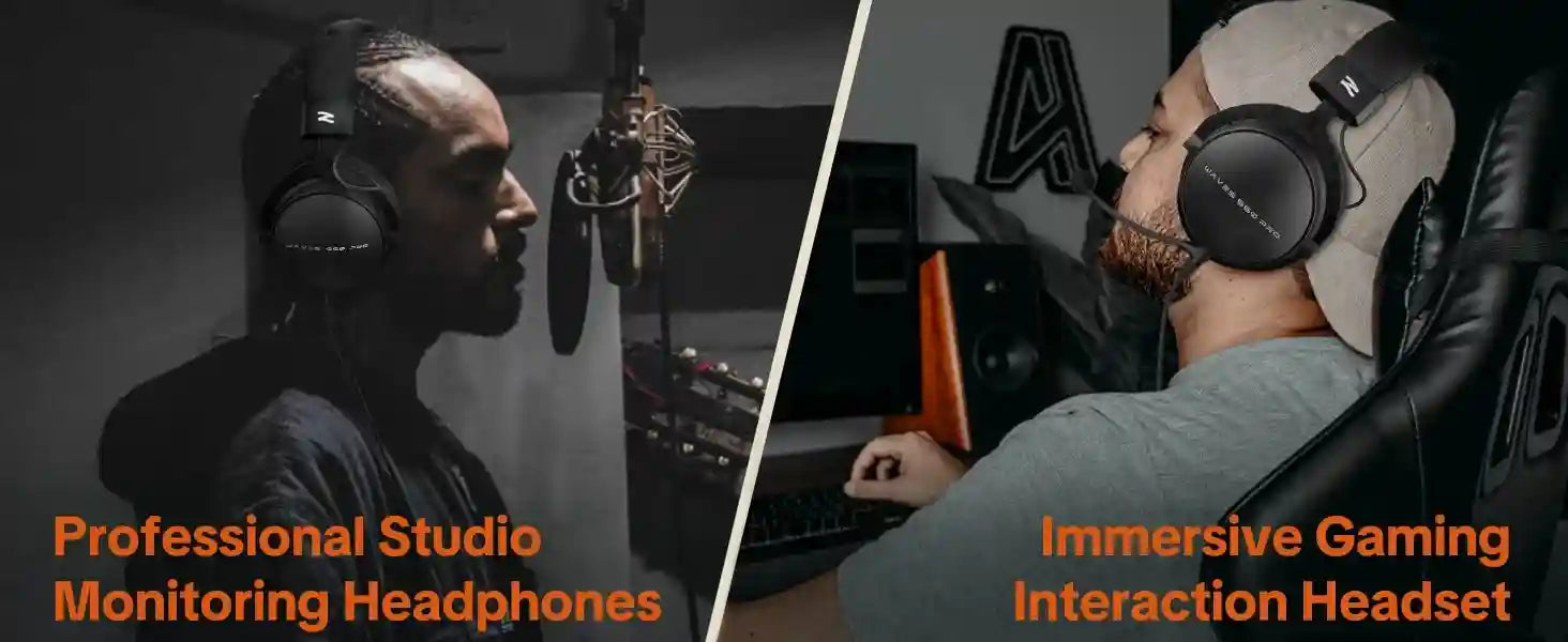 Over-Ear Headphones with Active Noise Cancellation & Mic - W550X Tidesmit