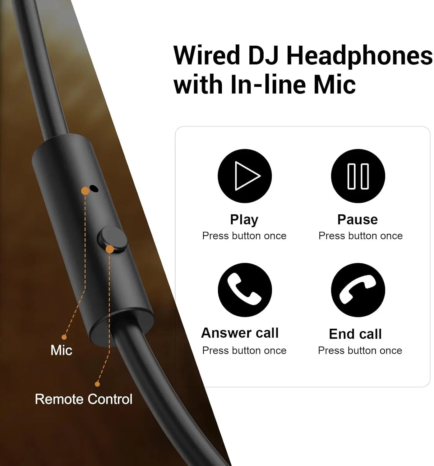 Pro-10 Studio Monitor Headphones with 50mm HiFi Drivers Tidesmit