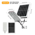 A set of 4000mAh/6000mAh outdoor solar street lamps, commercial area lighting, wall lamps, with motion sensor and remote control