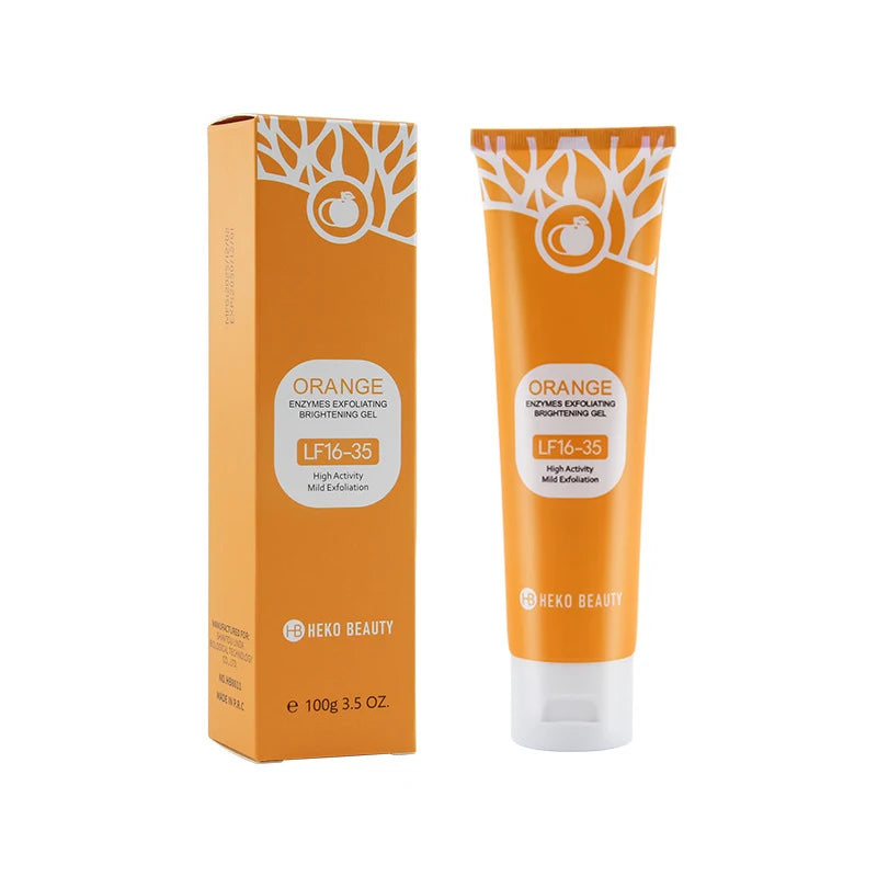 Orange Exfoliating Gel for Face - Brightening Skin Scrub (1-3 Pcs Set) Scrubs Treatments Tidesmit