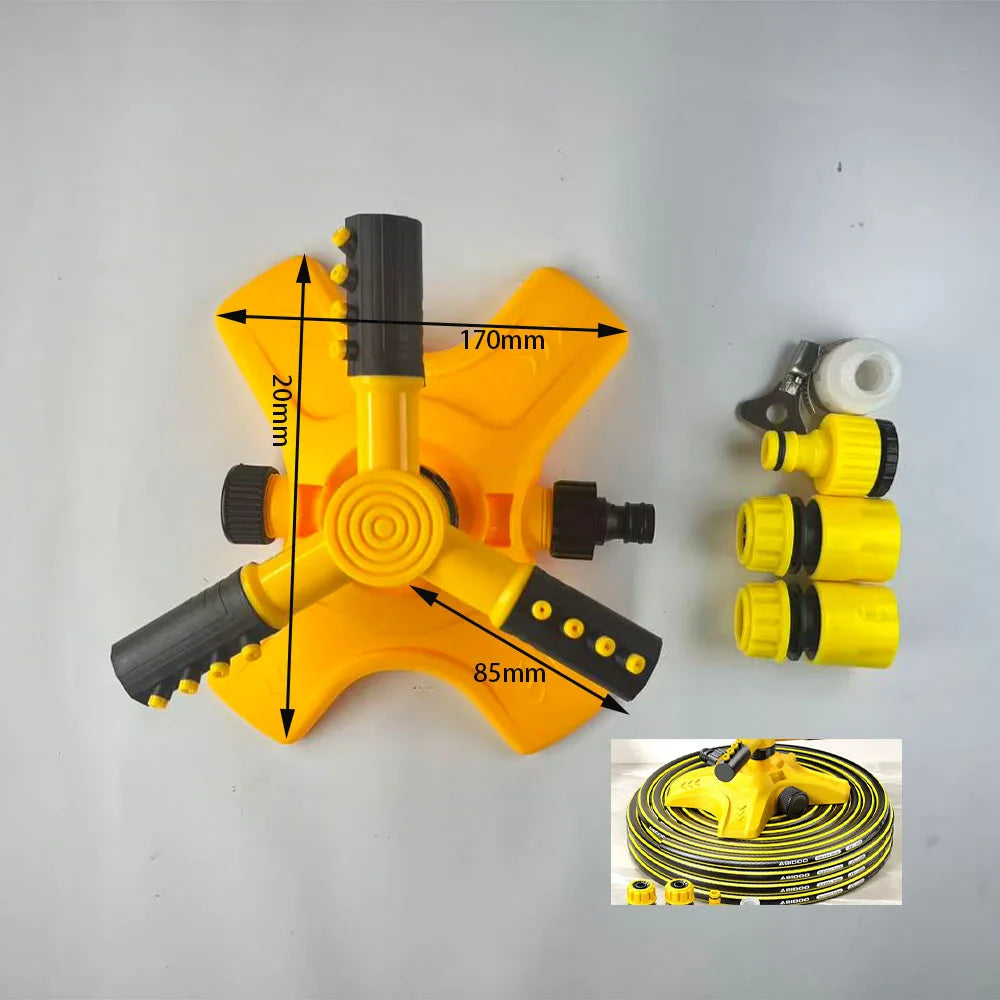 360 °   Automatic Rotating Water Pipe Set, Garden Lawn Sprinkler, Yard Tree Coverage Watering Irrigation Sprayer